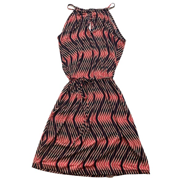 Banana Republic Geometric Print Halter Dress - Picture 1 of 7